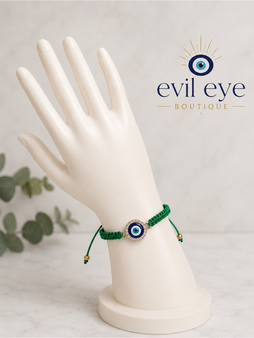 Green Evil Eye Bracelet